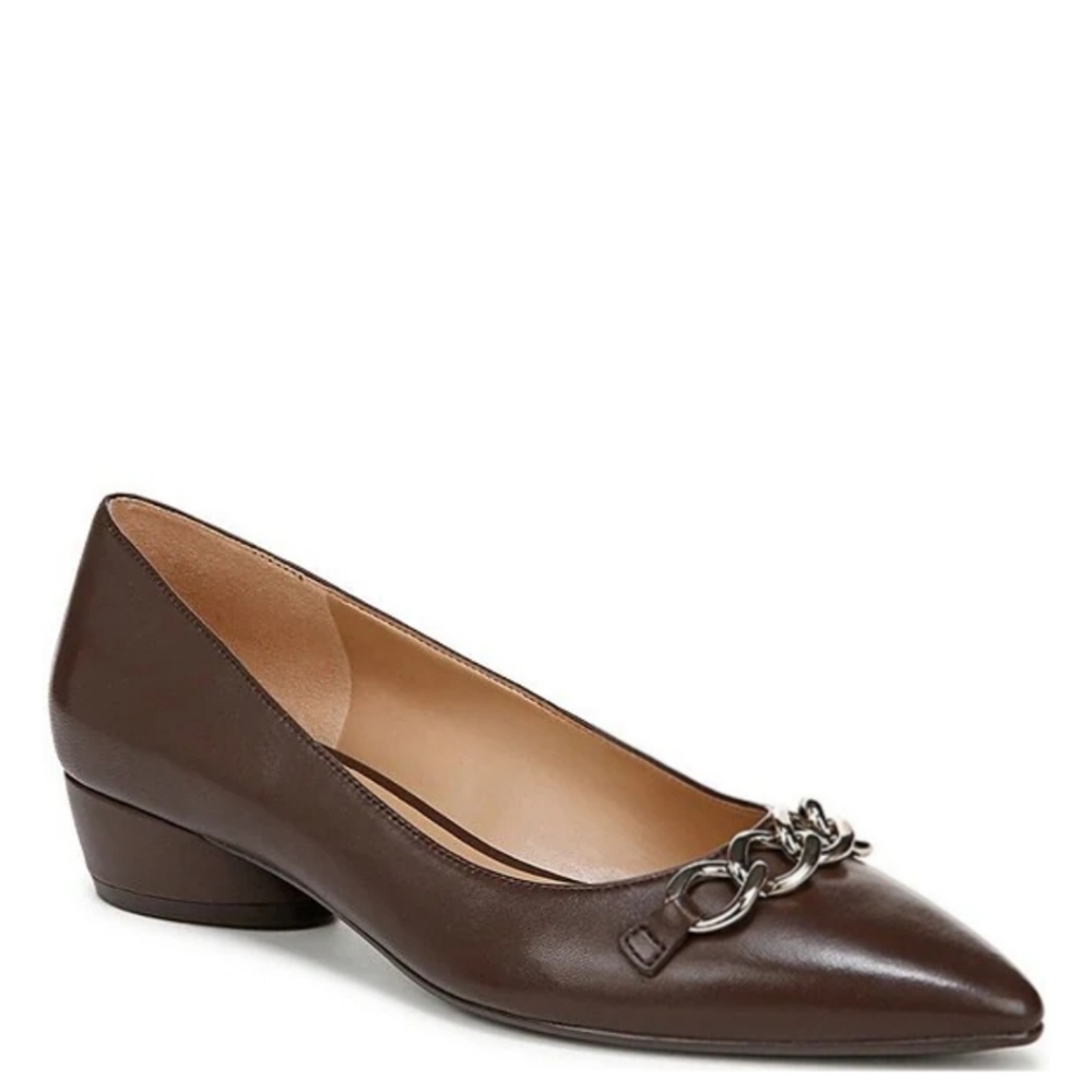Naturalizer Becca Chain Hardware Leather Pump